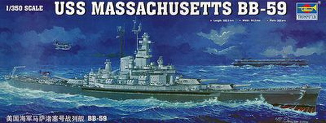 Trumpeter USS Massachusetts BB-59 Trumpeter USS Massachusetts BB-59
