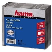 Hama CD SLIM BOX, 10-PACK Hama CD SLIM BOX, 10-PACK