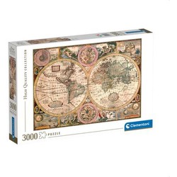 Clementoni Alte Karte Puzzle 3000 Teile Clementoni Alte Karte Puzzle 3000 Teile