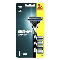 Gillette Mach3 5er iepakojums rezerves asmeņi Gillette Mach3 5er iepakojums rezerves asmeņi