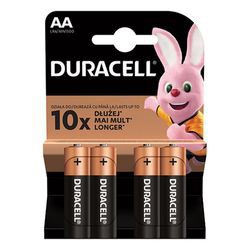Duracell Basic AA 4 gab. Duracell Basic AA 4 gab.