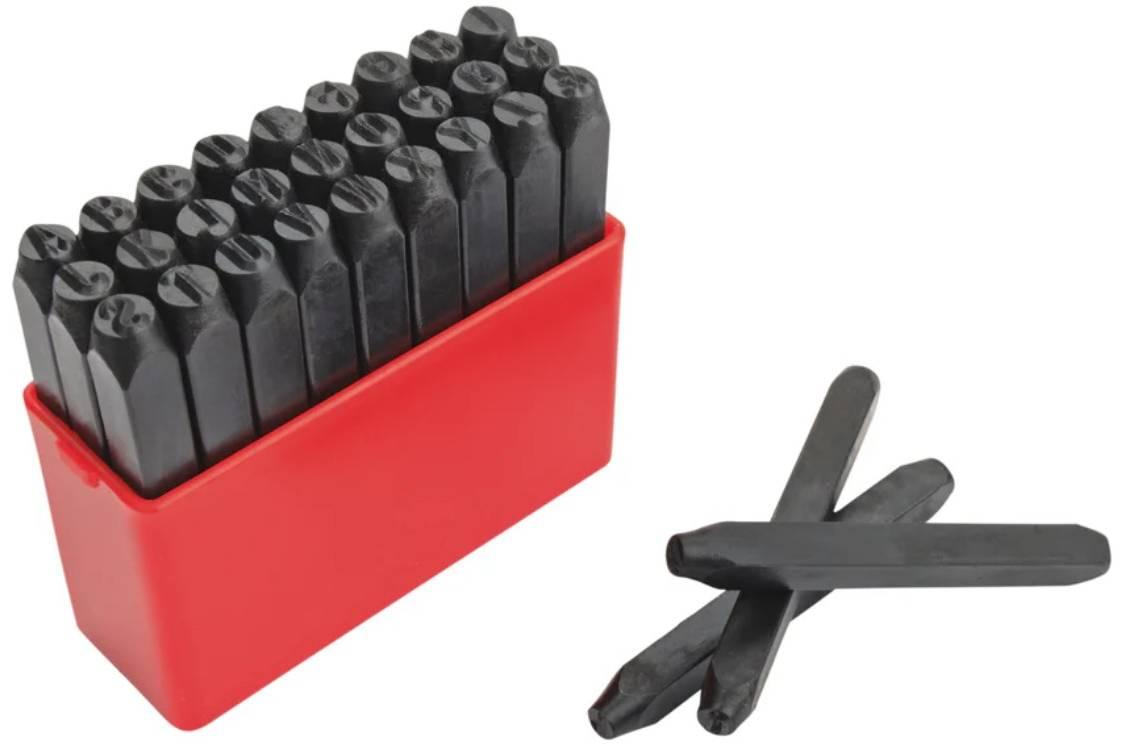 Schlagbuchstabensatz 6mm (27-teilig), C77953, Brüder Mannesmann, 244-6 Schlagbuchstabensatz 6mm (27-teilig), C77953, Brüder Mannesmann, 244-6