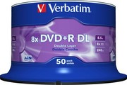 Verbatim DVD+R DL 8,5GB 8x Matt Silver 50er Spindel 43758 Verbatim DVD+R DL 8,5GB 8x Matt Silver 50er Spindel 43758