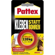 Pattex Kleben statt Bohren Divpusēja līmlente 1,5 m Pattex Kleben statt Bohren Divpusēja līmlente 1,5 m
