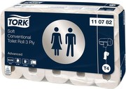 Tork Advanced mazo ruļļu tualetes papīrs 3 slāņi 30 ruļļi Tork Advanced mazo ruļļu tualetes papīrs 3 slāņi 30 ruļļi