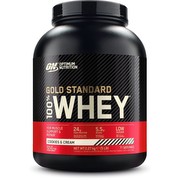 Optimum Nutrition Gold Standard 100 % Sūkalu Proteīns Cepumi & Krēms 2270 g Optimum Nutrition Gold Standard 100 % Sūkalu Proteīns Cepumi & Krēms 2270 g