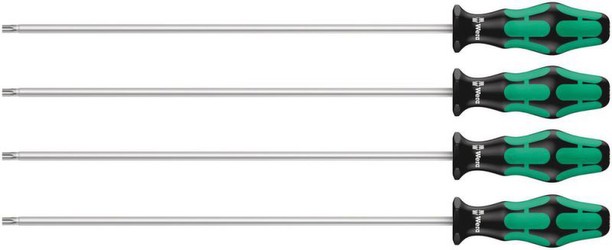Wera 367/4 TORX HF Kraftform Plus skrūvgriežu komplekts Wera 367/4 TORX HF Kraftform Plus skrūvgriežu komplekts