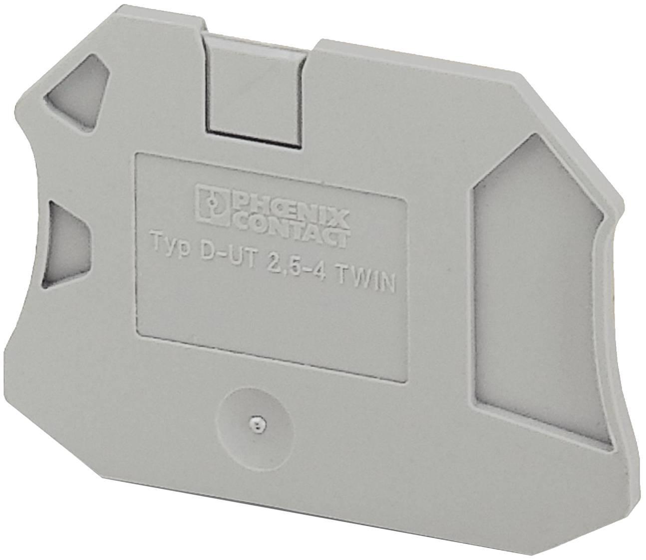 D-UT 2,5/4-TWIN - noslēguma vāks In, S68139, Phoenix Contact 3047141 D-UT 2,5/4-TWIN - noslēguma vāks In, S68139, Phoenix Contact 3047141