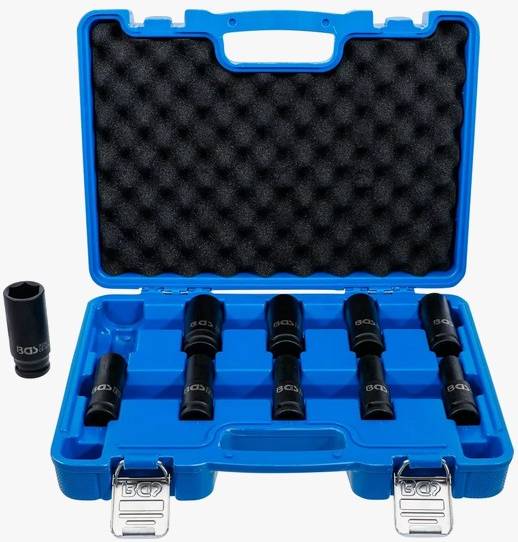 BGS E.Schottke trieciena uzmavas, 1/2, dziļas, 10-24 mm, 10 gab., BGS, Wv_5206 DS116461 BGS E.Schottke trieciena uzmavas, 1/2, dziļas, 10-24 mm, 10 gab., BGS, Wv_5206 DS116461