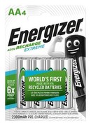 Energizer AA 2300 mAh Extreme Uzlādējams Akumulatoru Komplekts 4 Energizer AA 2300 mAh Extreme Uzlādējams Akumulatoru Komplekts 4