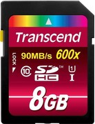 Transcend Ultimate SDHC-karte 8GB (TS8GSDHC10U1) Transcend Ultimate SDHC-karte 8GB (TS8GSDHC10U1)