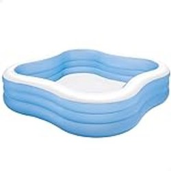 Intex Schwimm Center Family Pool ar četriem logiem Intex Schwimm Center Family Pool ar četriem logiem