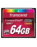 Transcend CompactFlash 800x 64GB Transcend CompactFlash 800x 64GB