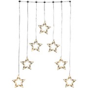 Konstsmide LED gaismas aizkars ar 7 zvaigznēm (4043-103) Konstsmide LED gaismas aizkars ar 7 zvaigznēm (4043-103)