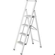 Wenko Alu-Design saliekamās kāpnes 4-pakāpju 601017100 Wenko Alu-Design saliekamās kāpnes 4-pakāpju 601017100