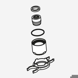 Hansgrohe Strūklas veidotājs virtuves jaucējkrānam (95909000) Hansgrohe Strūklas veidotājs virtuves jaucējkrānam (95909000)