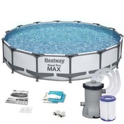 Bestway Steel Pro MAX Frame Baseins ar filtra sūkni 427 x 84 cm Bestway Steel Pro MAX Frame Baseins ar filtra sūkni 427 x 84 cm