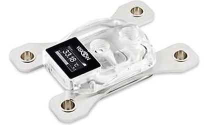 Aqua-Computer Cuplex Kryos Next VISION ligzda AM4 akrils niķelis Aqua-Computer Cuplex Kryos Next VISION ligzda AM4 akrils niķelis