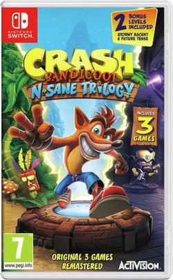 Activision Crash Bandicoot N.Sane Trilogy Switch Activision Crash Bandicoot N.Sane Trilogy Switch