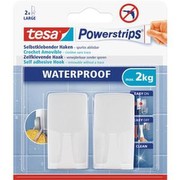 Tesa Powerstrips Waterproof sienas āķi 2 gab. Tesa Powerstrips Waterproof sienas āķi 2 gab.