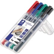 Staedtler Lumocolor permanentais duo marķieris 4 gab. Staedtler Lumocolor permanentais duo marķieris 4 gab.