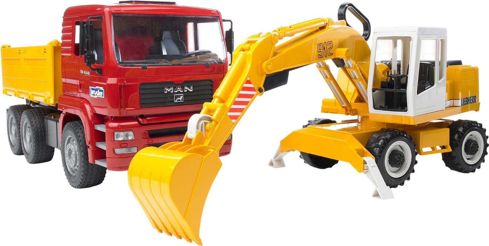 Bruder MAN TGA pašizgāzējs-LKW Bruder MAN TGA pašizgāzējs-LKW