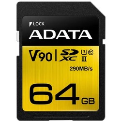 ADATA Premier One SDXC UHS II 64GB (ASDX64GUII3CL10-C) ADATA Premier One SDXC UHS II 64GB (ASDX64GUII3CL10-C)