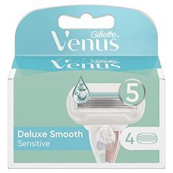 Gillette Venus Extra Smooth Sensitive sistēmas asmeņi 4 gab. Gillette Venus Extra Smooth Sensitive sistēmas asmeņi 4 gab.