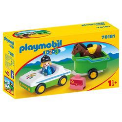 Playmobil PKW mit Pferdeanhänger (70181) Playmobil PKW mit Pferdeanhänger (70181)
