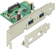 Delock 2x USB-A 3.0 PCIe 2.0 x1 (89391) Delock 2x USB-A 3.0 PCIe 2.0 x1 (89391)