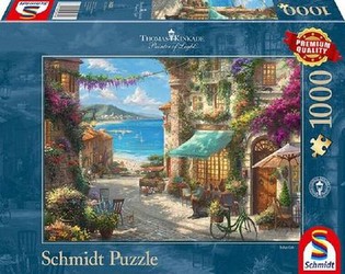 Schmidt Spiele Puzzle Thomas Kinkade Kafejnīca pie Itālijas Rivjēras Schmidt Spiele Puzzle Thomas Kinkade Kafejnīca pie Itālijas Rivjēras