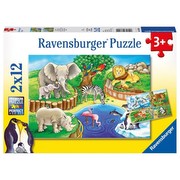 Ravensburger Puzzle Dzīvnieki zooloģiskajā dārzā Ravensburger Puzzle Dzīvnieki zooloģiskajā dārzā