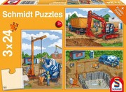 Schmidt Spiele Puzzle Uz būvlaukuma Schmidt Spiele Puzzle Uz būvlaukuma