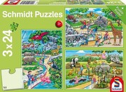 Schmidt Spiele Puzzle Viena diena zooloģiskajā dārzā Schmidt Spiele Puzzle Viena diena zooloģiskajā dārzā