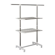 HOMCOM Torņa veļas žāvētājs ar 2 līmeņiem HOMCOM Torņa veļas žāvētājs ar 2 līmeņiem