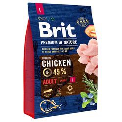 Brit Premium By Nature Pieaugušais L 3 kg Brit Premium By Nature Pieaugušais L 3 kg