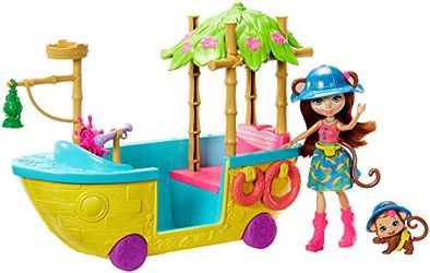 Mattel Enchantimals Džungļu meža laiva (GFN58) Mattel Enchantimals Džungļu meža laiva (GFN58)