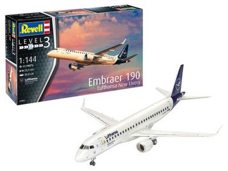 Revell Embraer 190 Lufthansa New Livery (03883) Revell Embraer 190 Lufthansa New Livery (03883)