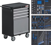 BGS darbnīcas ratiņi Azubi 4 atvilktnes 151 instrumenti (4086) BGS darbnīcas ratiņi Azubi 4 atvilktnes 151 instrumenti (4086)