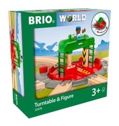 Brio Lok-Drehscheibe mit Kontrollbrücke (33476) Brio Lok-Drehscheibe mit Kontrollbrücke (33476)