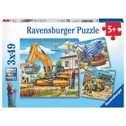 Ravensburger Lieli būvniecības transportlīdzekļu puzle Ravensburger Lieli būvniecības transportlīdzekļu puzle