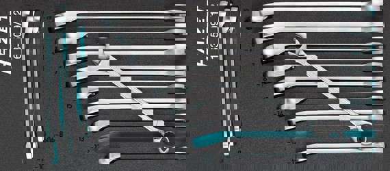 Hazet Knarren-Ring-Maulschlüssel-Satz Modul (163-509/12) Hazet Knarren-Ring-Maulschlüssel-Satz Modul (163-509/12)