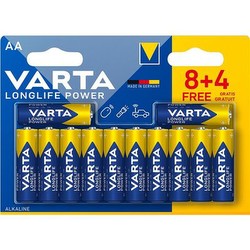 Varta Longlife Power Mignon AA 12 gab. iepakojums (04906121472) Varta Longlife Power Mignon AA 12 gab. iepakojums (04906121472)