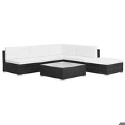 vidaXL Garten-Lounge-Set ar spilveniem 6-daļīgs (44602) vidaXL Garten-Lounge-Set ar spilveniem 6-daļīgs (44602)