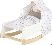 Small Foot Design leļļu šūpulis Little Button (11813) Small Foot Design leļļu šūpulis Little Button (11813)