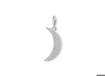 Thomas Sabo Charm-Anhänger Mēness PAVÉ balts (Y0009-051-14) Thomas Sabo Charm-Anhänger Mēness PAVÉ balts (Y0009-051-14)