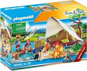 Playmobil Family Fun Ģimene kempinga izbraucienā (70743) Playmobil Family Fun Ģimene kempinga izbraucienā (70743)