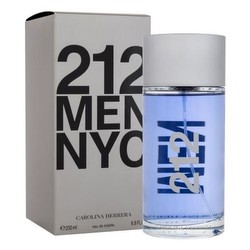 Carolina Herrera 212 Men NYC tualetes ūdens 200 ml Carolina Herrera 212 Men NYC tualetes ūdens 200 ml