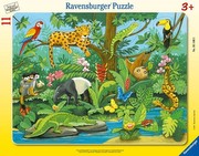 Ravensburger Puzzle Dzīvnieki lietus mežā Ravensburger Puzzle Dzīvnieki lietus mežā
