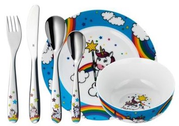 WMF Einhorn porcelāna bērnu galda piederumu komplekts 6 gab. WMF Einhorn porcelāna bērnu galda piederumu komplekts 6 gab.